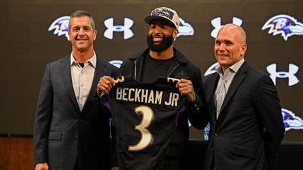 Ravens HC John Harbaugh Says Odell Beckham Is On Schedule