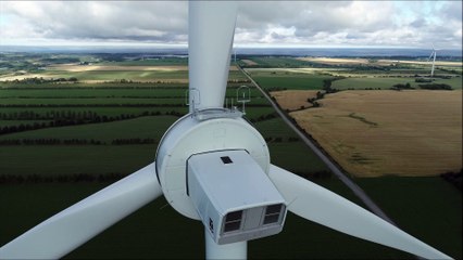 Drone Saint-Gédéon Parc éolien Belle-Rivière 27 Aout 2022