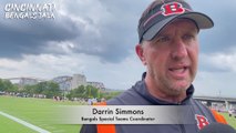 Darrin Simmons on Cincinnati Bengals Preseason Opener