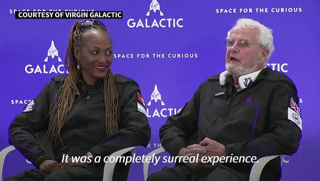 Virgin Galactic rockets its first tourist passengers into space