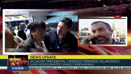 Analyst Ricardo Restrepo explains the context of the murder of Villavicencio and its impact on Ecuador's elections