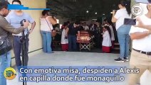 Con emotiva misa, despiden a Alexis en capilla donde fue monaguillo en Coatzacoalcos