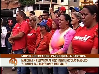 Marcha contra el bloqueo moviliza más de dos millones y medio de revolucionarios