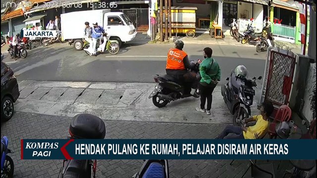 Detik-Detik Pelajar di Pulogadung Dilempar Air Keras, Wajah Korban Alami Luka Bakar