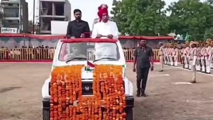 अनूपपुर: धूमधाम से मनाया गया स्वतंत्रता दिवस, खाद्य मंत्री ने ली परेड की सलामी