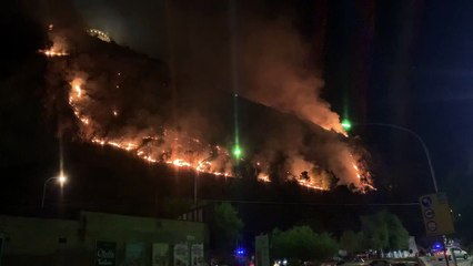 Palermo, incendio di Ferragosto a Monte Pellegrino