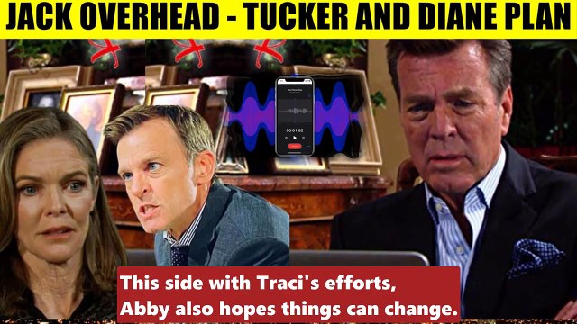 CBS Young And The Restless Jack overhears Tucker and Diane's plan to be CEO - th