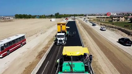 Van sahil yolunda asfalt çalışmaları başladı