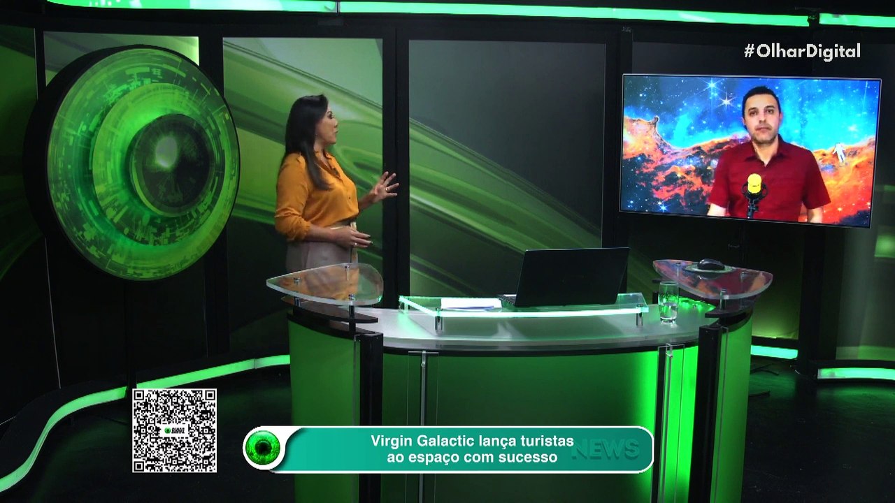 Ao Vivo Virgin Galactic lança turistas ao espaço com sucesso