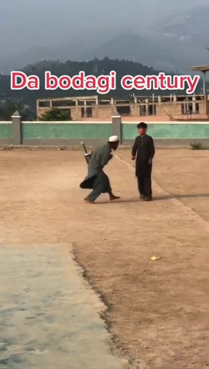 Funny Batsman made Century
