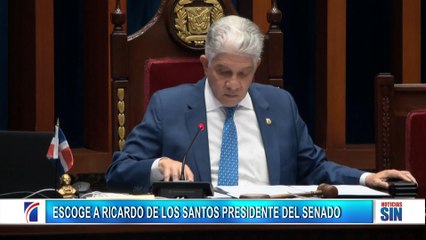 Ricardo de los Santos el nuevo presidente del Senado de la República| Emisión Estelar SIN con Alicia Ortega