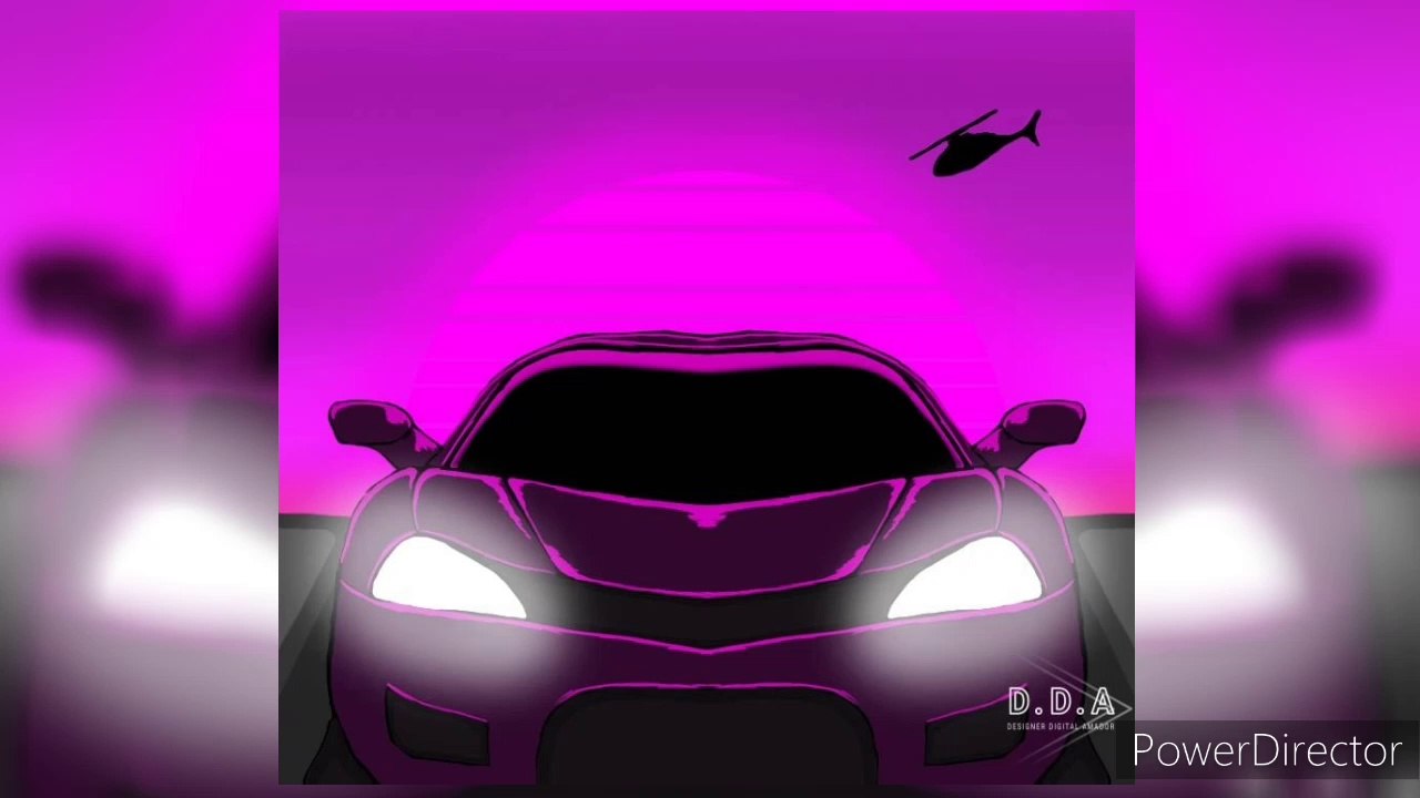Ibispaintx - [Synthwave car]-SPEEDART!