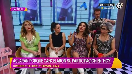 Скачать видео: Kimberly Flores y Edwin Luna abandonan programa al enterarse que estaba Alma Cero