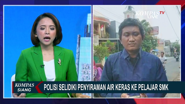 Pelajar SMK Disiram Air Keras di Kawasang Pulo Gadung Jaktim, Polisi Kejar Pelaku!