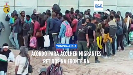 Acordo para acolher migrantes retidos entre Tunísia e Líbia