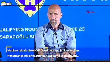 Maribor Teknik Direktörü Damir Krznar: 'Fenerbahçe çok kaliteli bir takım'