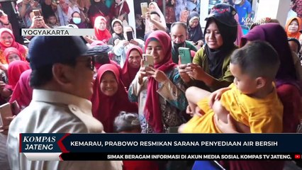Kemarau, Prabowo Resmikan Sarana Penyediaan Air Bersih