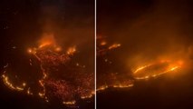 Maui wildfires latest: Watch as passenger plane lands in Maui surrounded by orange flames