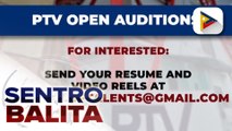 PTV, nagsasagawa ngayon ng open audition para sa mga nais maging reporter, host, at content creator