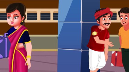 गरीब रेलवे कुली | Railway Coolie Story | Hindi Kahani | Moral Stories | Hindi Cartoon