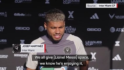 Inter Miami learning from Messi brilliance - Martinez