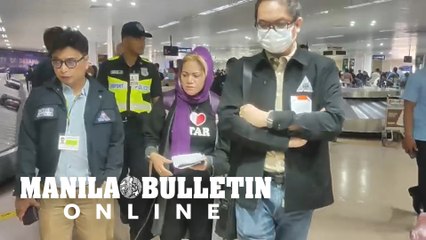 Mother of victim of shooting in Navotas arrives at NAIA