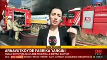 Arnavutköy'de fabrika yangını! Dumanlar gökyüzünü kapladı