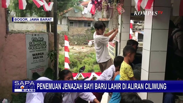 Warga Bogor Timur Temukan Jenazah Bayi Laki-laki di Tumpukan Sampah di Aliran Sungai Ciliwung