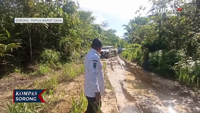 Protes Kondisi Jalan Rusak, Pemerintah Kabupaten Sorong Janji Lakukan Perbaikan di 2024