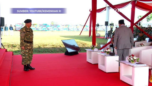 [Full] Momen Menhan Prabowo Subianto Periksa Pasukan Komcad 2023 di Batujajar