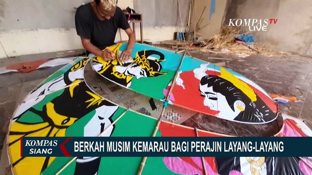 Unik! Perajin Asal Boyolali Sulap Layang-Layang Jadi Kanvas Lukisan!