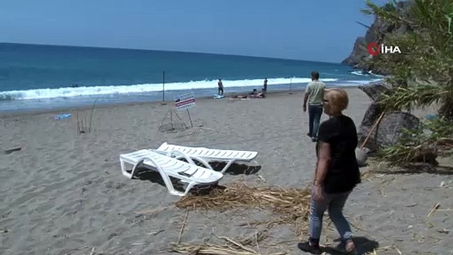 Caretta caretta yuvasında mangal yaptılar!