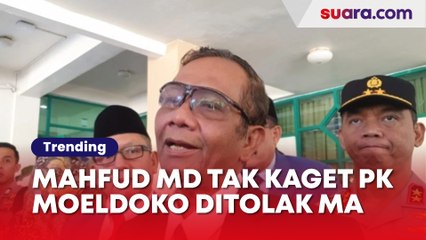 Mahfud MD Tak Kaget PK Moeldoko Ditolak MA: Kecuali Hakimnya Mabuk