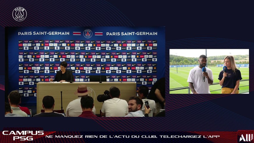 Vidéo - ⚽️ Paris Saint-Germain press conference live from Campus PSG