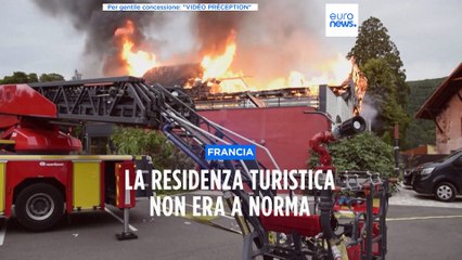 Francia, la residenza andata a fuoco non aveva i permessi per accogliere turisti