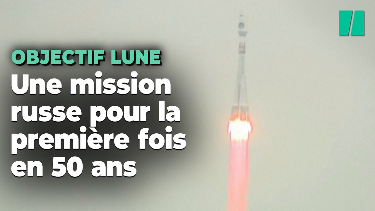 Les images de la première fusée que les Russes envoient vers la Lune en 50 ans