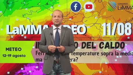 Скачать видео: Meteo Toscana, a Ferragosto caldo sopra la media