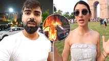 Youtubers Neetu Bisht- Lakhan Rawat की Car में Blast, बाल बाल बची जान, हादसे से परिवार परेशान