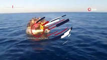 Yunan unsurları kaçak göçmenleri ölüme terk ediyor: Lastik bottaki motoru söküp, Türk karasularına geri ittiler