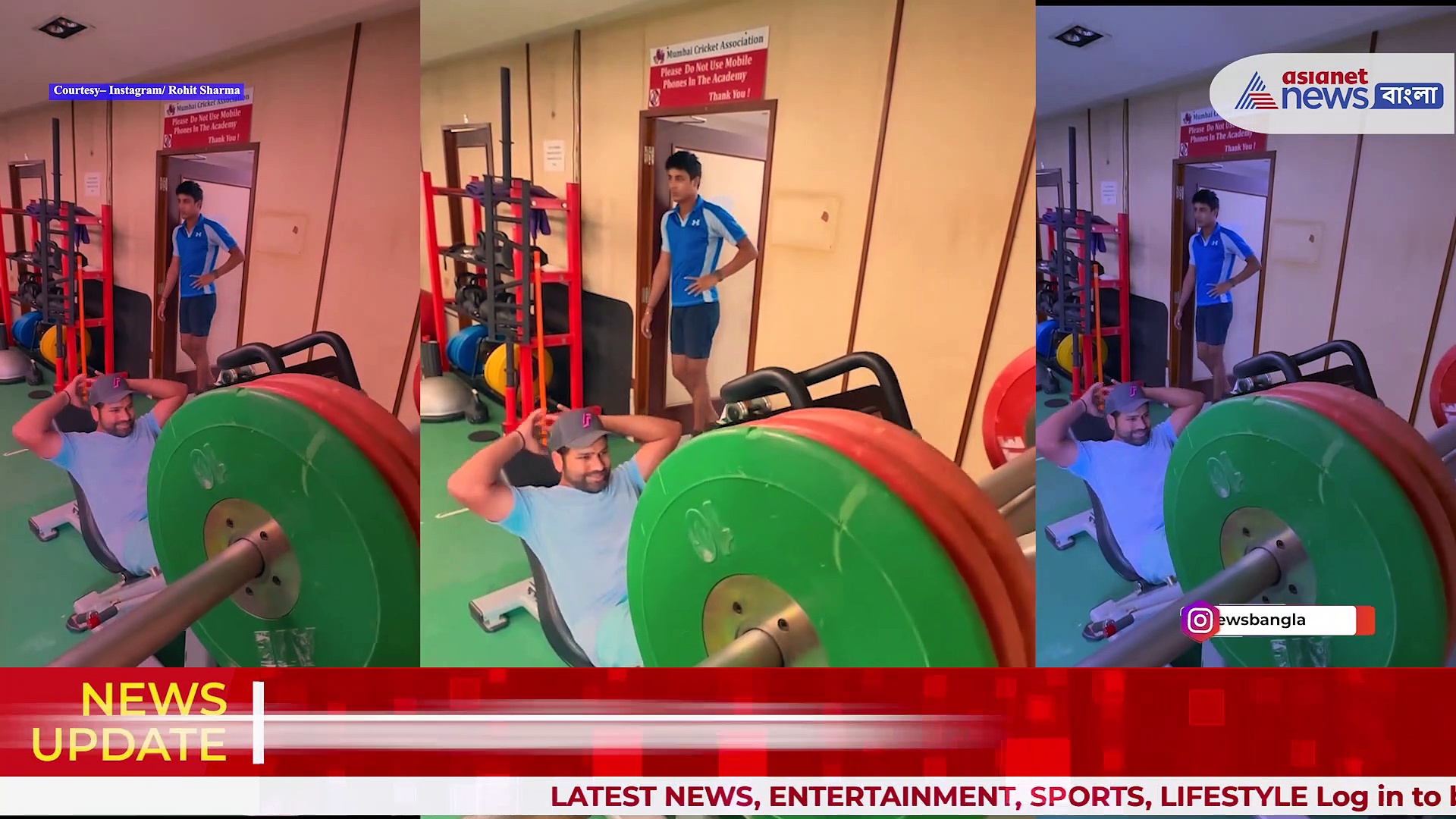 Rohit Sharma : লক্ষ্য ওডিআই বিশ্বকাপ, জিমে গা ঘামাচ্ছেন ভারতের অধিনায়ক রোহিত শর্মা