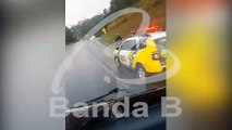 Vídeo flagra manobras perigosas de suspeito em fuga na Estrada do Cerne; assista
