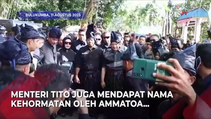 Download Video: Mendagri Tito Karnavian Mendapat Gelar Kehormatan dari Tokoh Adat Kajang