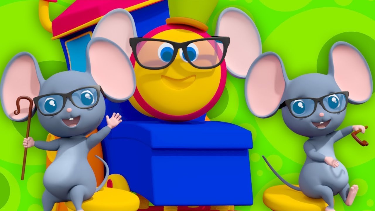 Three Blind Mice - Bob The Train Nursery Rhymes And Cartoons By Kids Tv ...