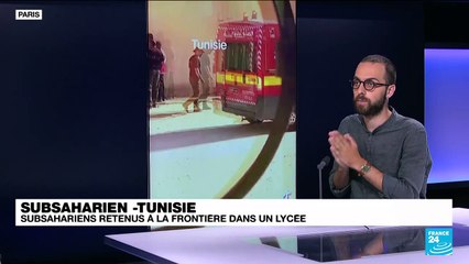 En Tunisie, des migrants subsahariens retenus à la frontière dans un lycée à Kebili
