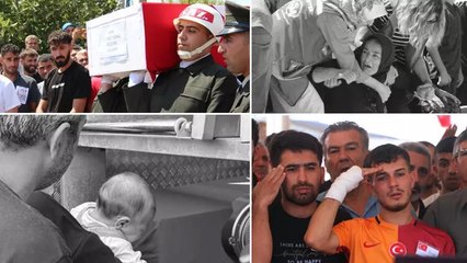 Pençe Kilit şehitlerine acı veda...