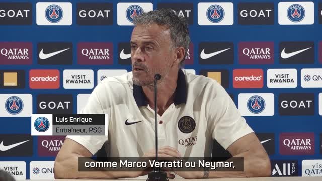 PSG - Luis Enrique sur Neymar et Verratti : “Mes actes diront ce que je pense”