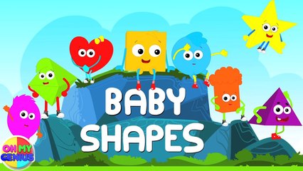 Learn Shapes - More Kindergarten Rhymes And Kids Learning Videos