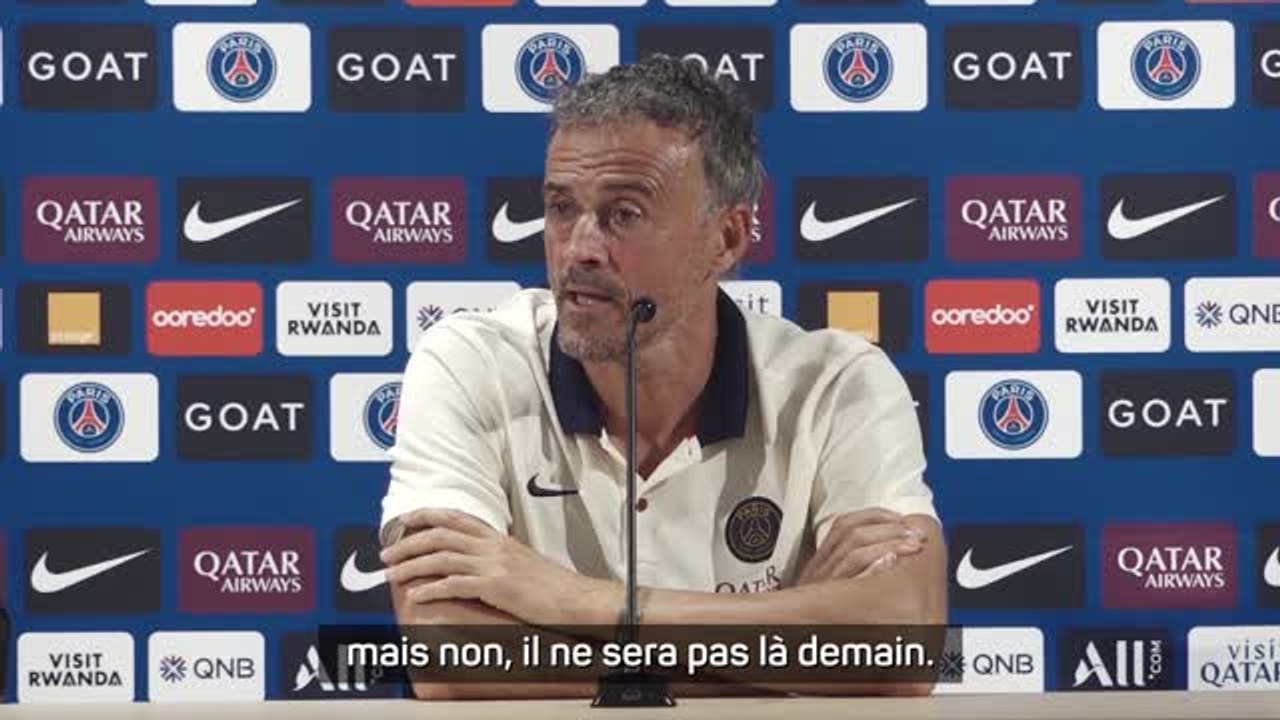 PSG - Luis Enrique : "Dembélé n’est pas encore un joueur du PSG à 100%"