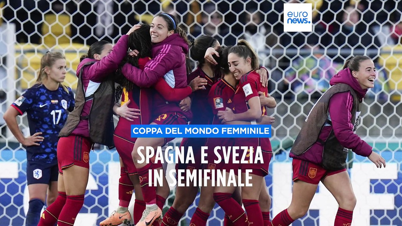 Mondiali di calcio femminile: Spagna e Svezia in semifinale, sconfitte Olanda e Giappone