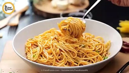 Spicy Korean pasta Recipe By Food Fusion